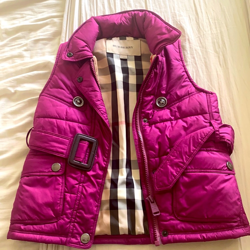 Burberry girls vest